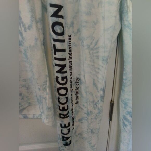 Millennial Face Recognition Tie-Dye Set” shirt Medium, pants Medium NWOT - Picture 3 of 6